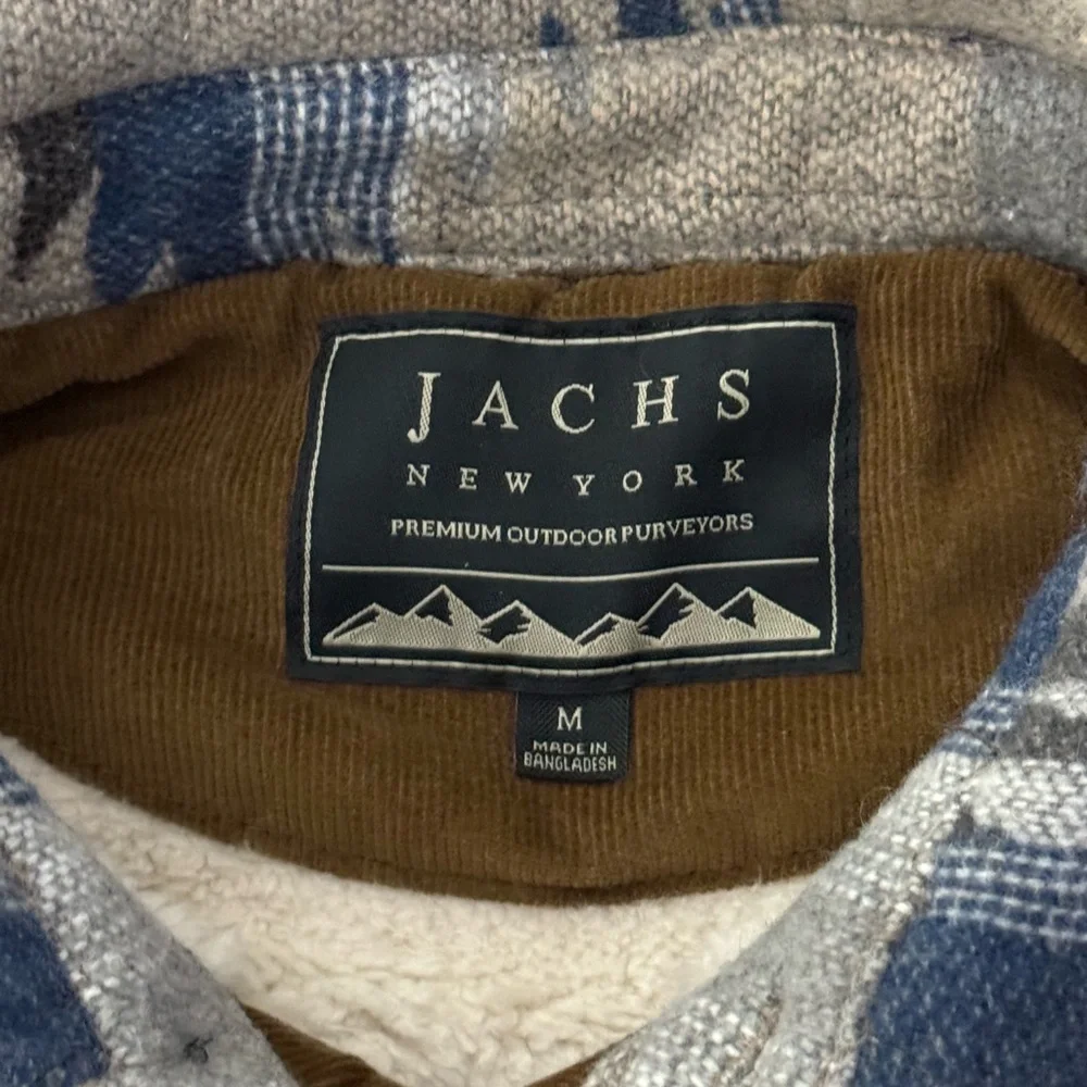 JACHS New York Wool Blend Shirt Southwestern Jacket M Native Navajo Nwt - Picture 2 of 6